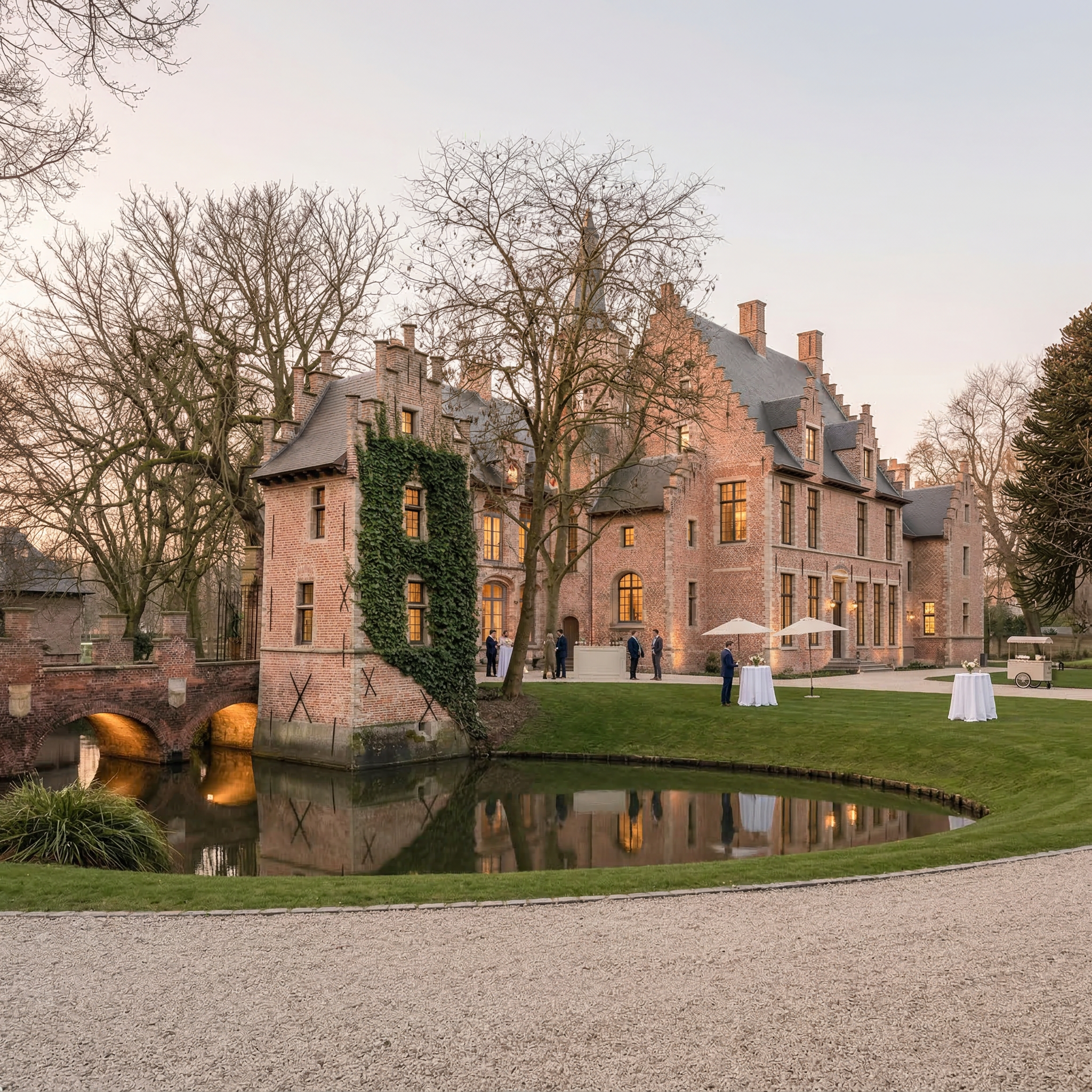 Kasteel Walburg - avondsfeer