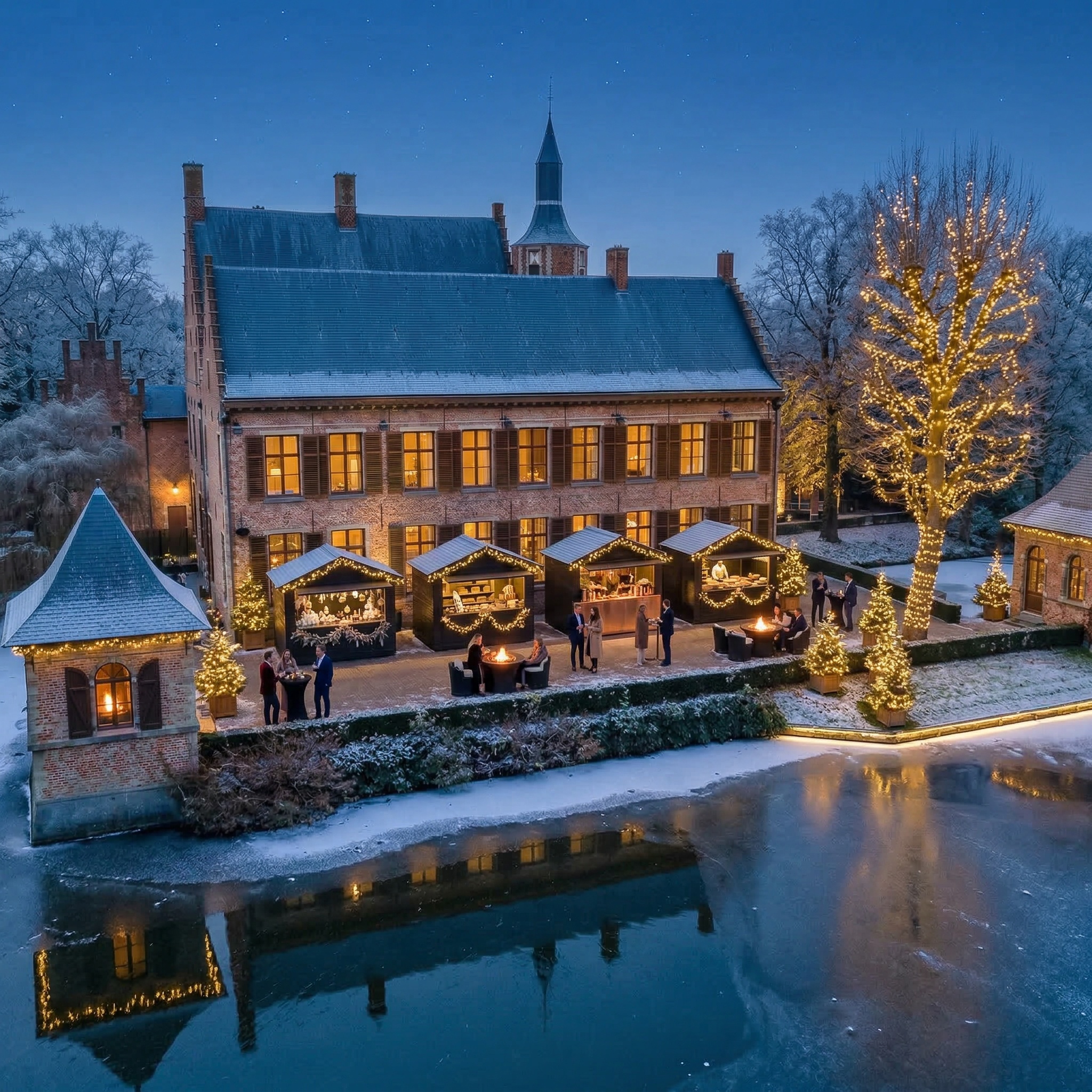 Kasteel Walburg winterse kerstmarkt